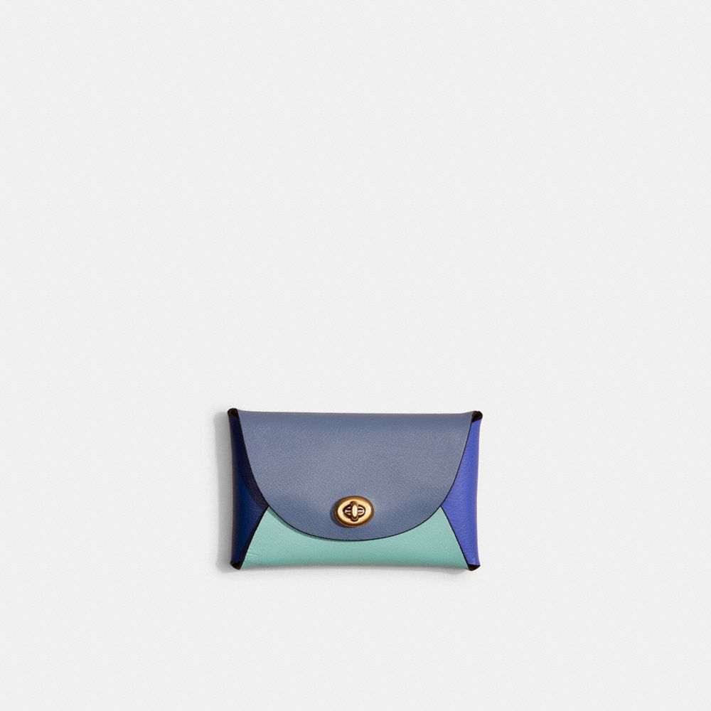 COACH®,REMADE COLORBLOCK MEDIUM POUCH,Leather,Pride,,Front View
