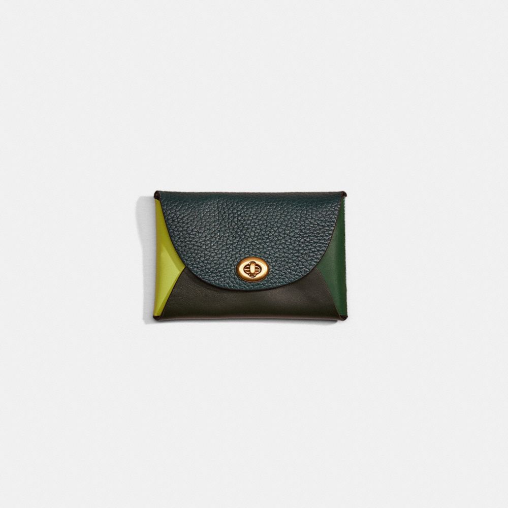 COACH®,REMADE COLORBLOCK MEDIUM POUCH,Leather,Pride,,Front View