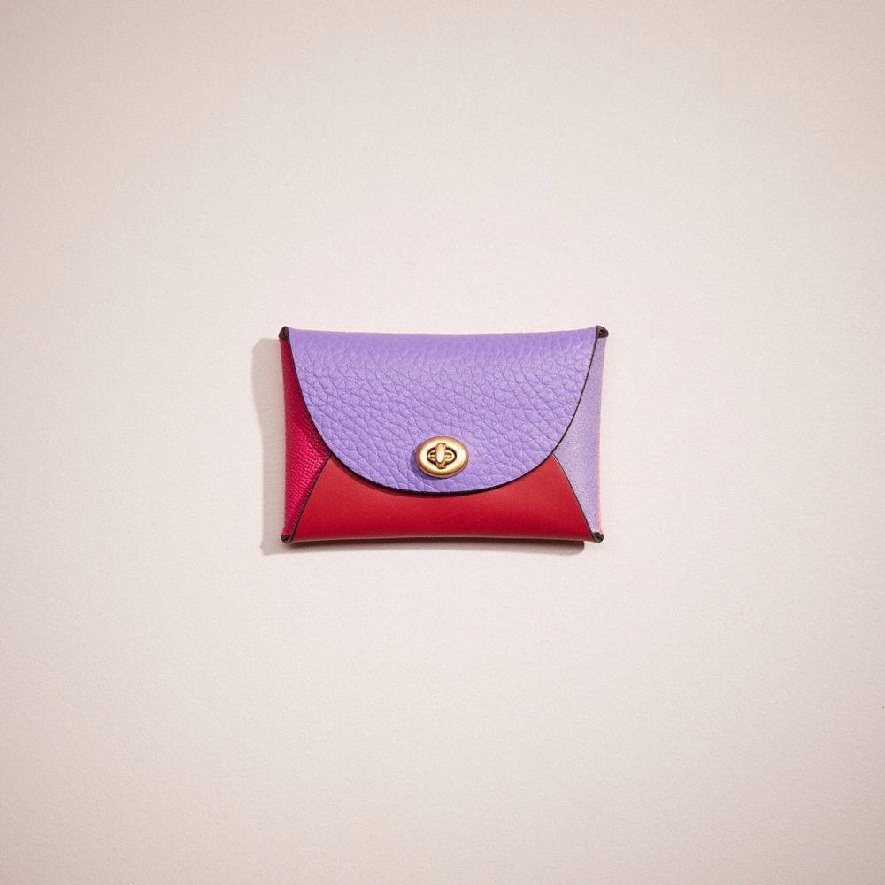 COACH®,REMADE COLORBLOCK MEDIUM POUCH,Leather,Pride,,Front View