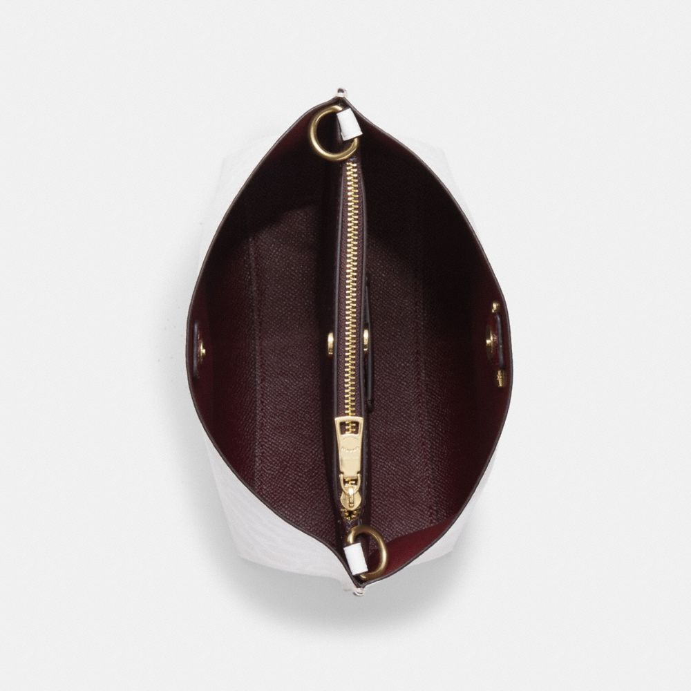 COACH®,QA_AUTO_SIT MOLLIE BUCKET BAG 22 IN SIGNATURE CANVAS ,,Inside View,Top View