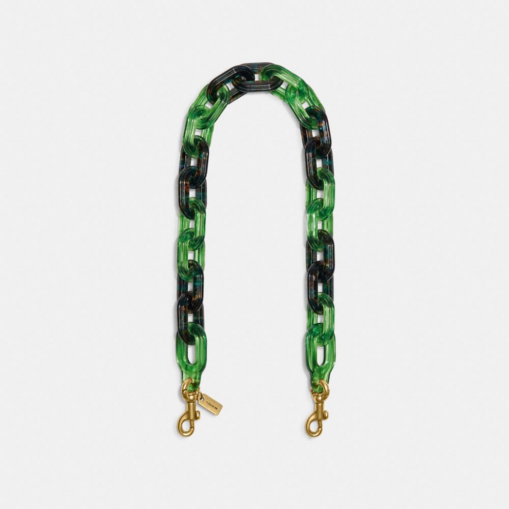 Coach Short Chain Strap With Recycled Resin | ModeSens