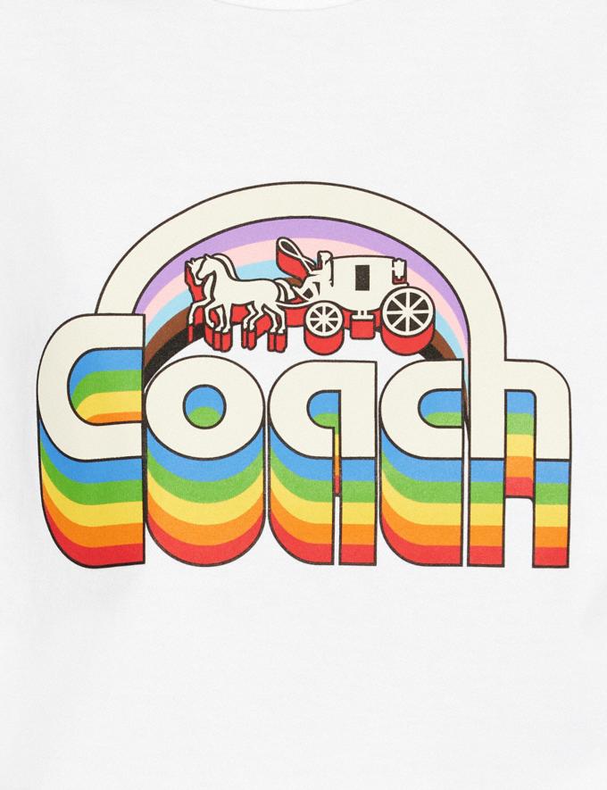 COACH: Rainbow Horse And Carriage T-shirt In Organic Cotton