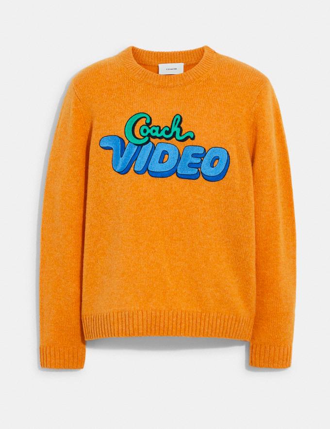 Coach Coach Video Sweater Orange DEFAULT_CATEGORY  