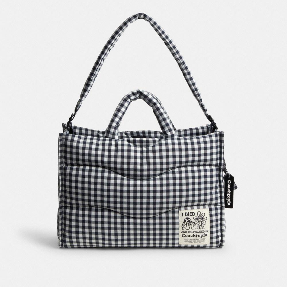 Coachtopia Loop Tote With Gingham Pattern, ProductTile
