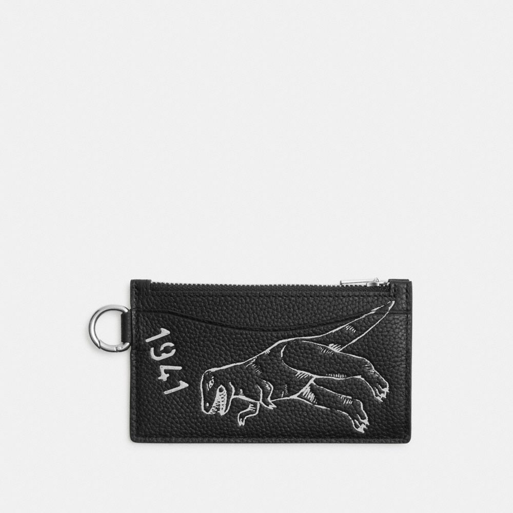 Zip Card Case With Sketch Print, ProductTile