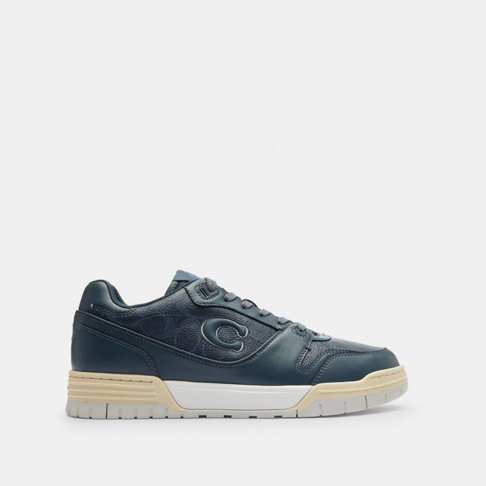 COACH®,Soho Sneaker With Signature Canvas,,Angle View