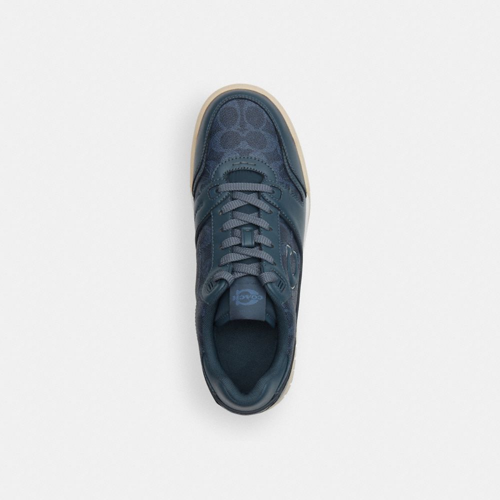 COACH®,Soho Sneaker With Signature Canvas,,Inside View,Top View