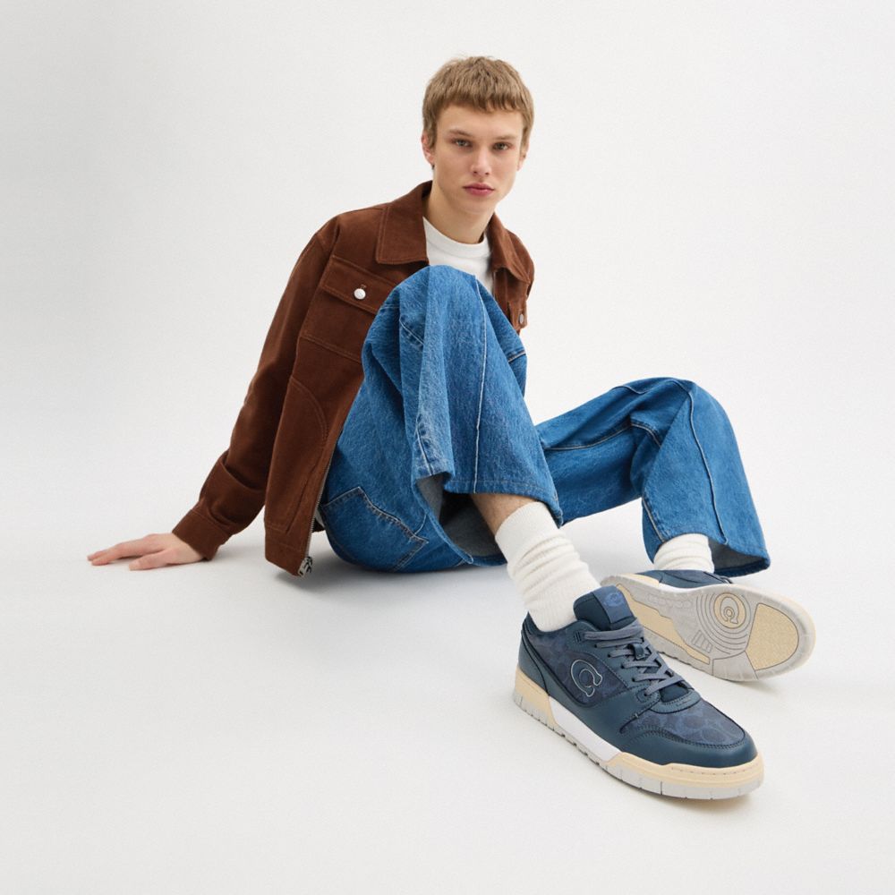 COACH®,Soho Sneaker With Signature Canvas,,Detail View