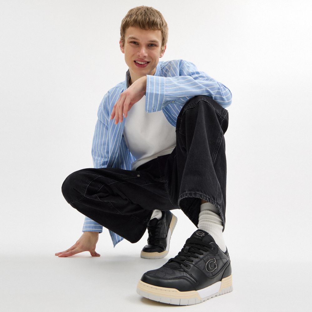 COACH®,Soho Sneaker With Signature Canvas,,Detail View