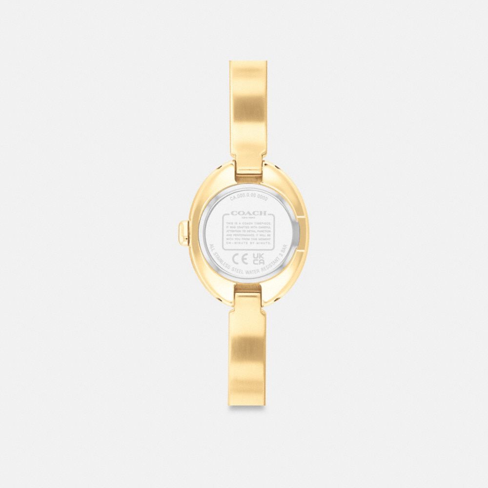 COACH®,Sammy Watch, 22.5 Mm,Analog,Crystal,Water Resistant,Casual,,Back View