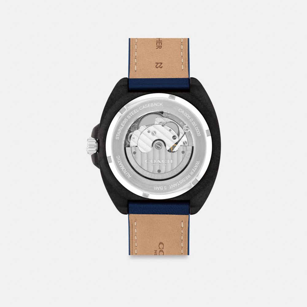 COACH®,Charter Automatic Watch, 44 Mm,,Back View