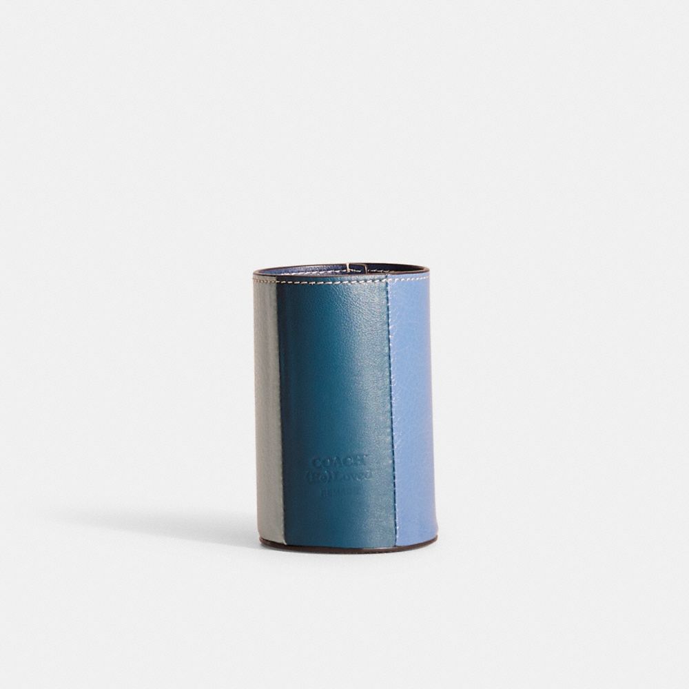 COACH®,REMADE COLORBLOCK PENCIL CUP,Mini,,Front View