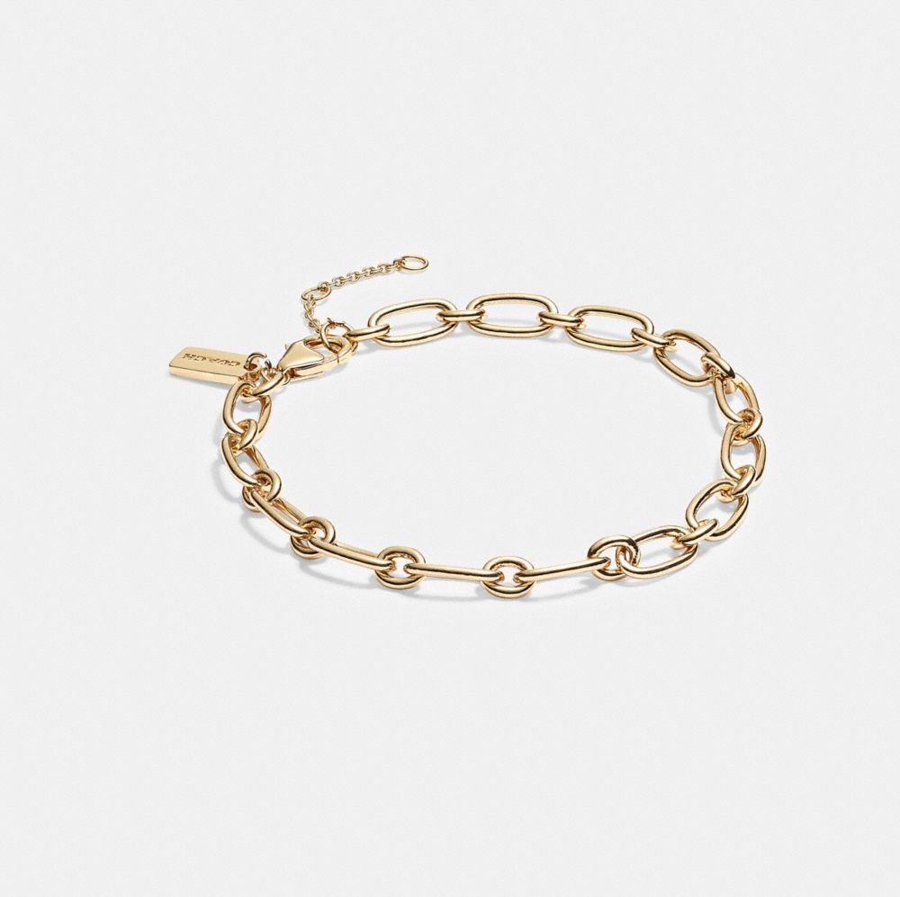 COACH Starter Chain Charm Bracelet