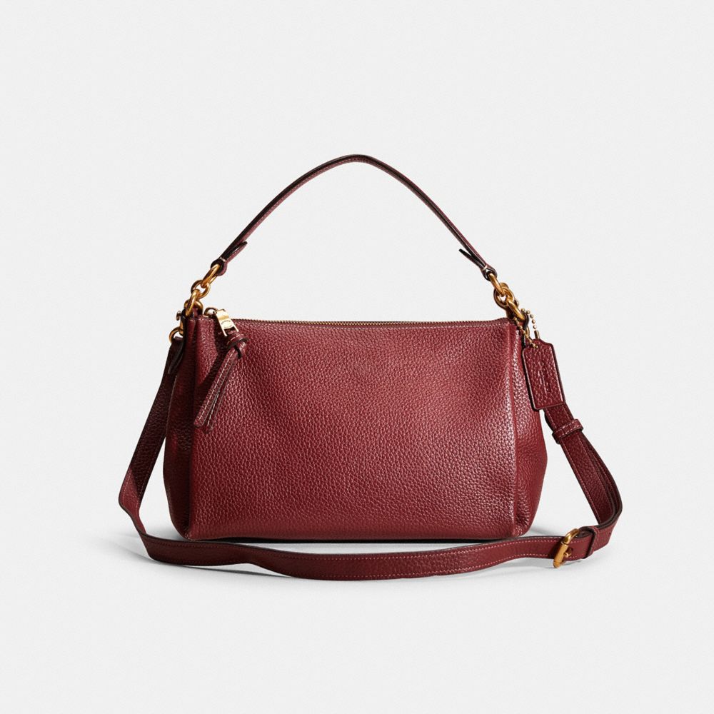 COACH®,RESTORED SHAY CROSSBODY,Pebble Leather,Medium,,Front View