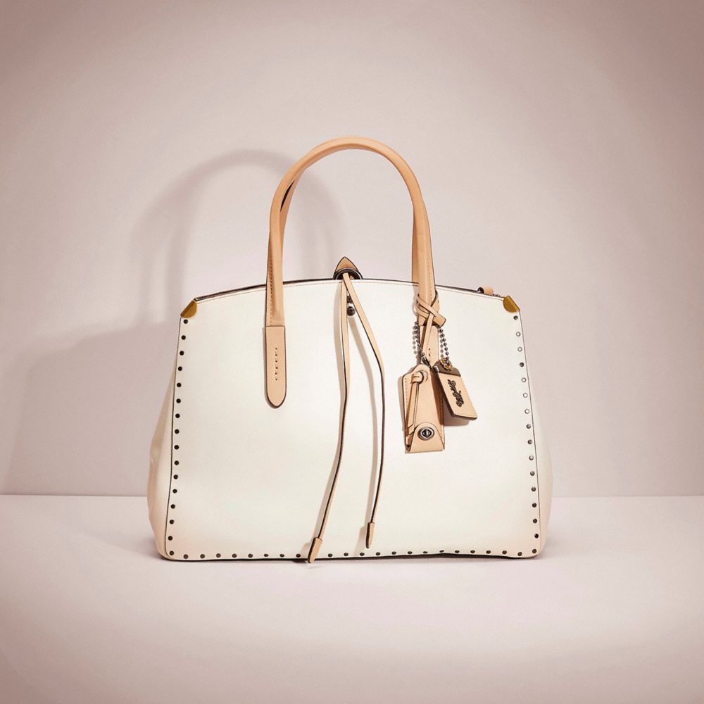 COACH®,Restored Cooper Carryall In Colorblock With Rivets,,Front View