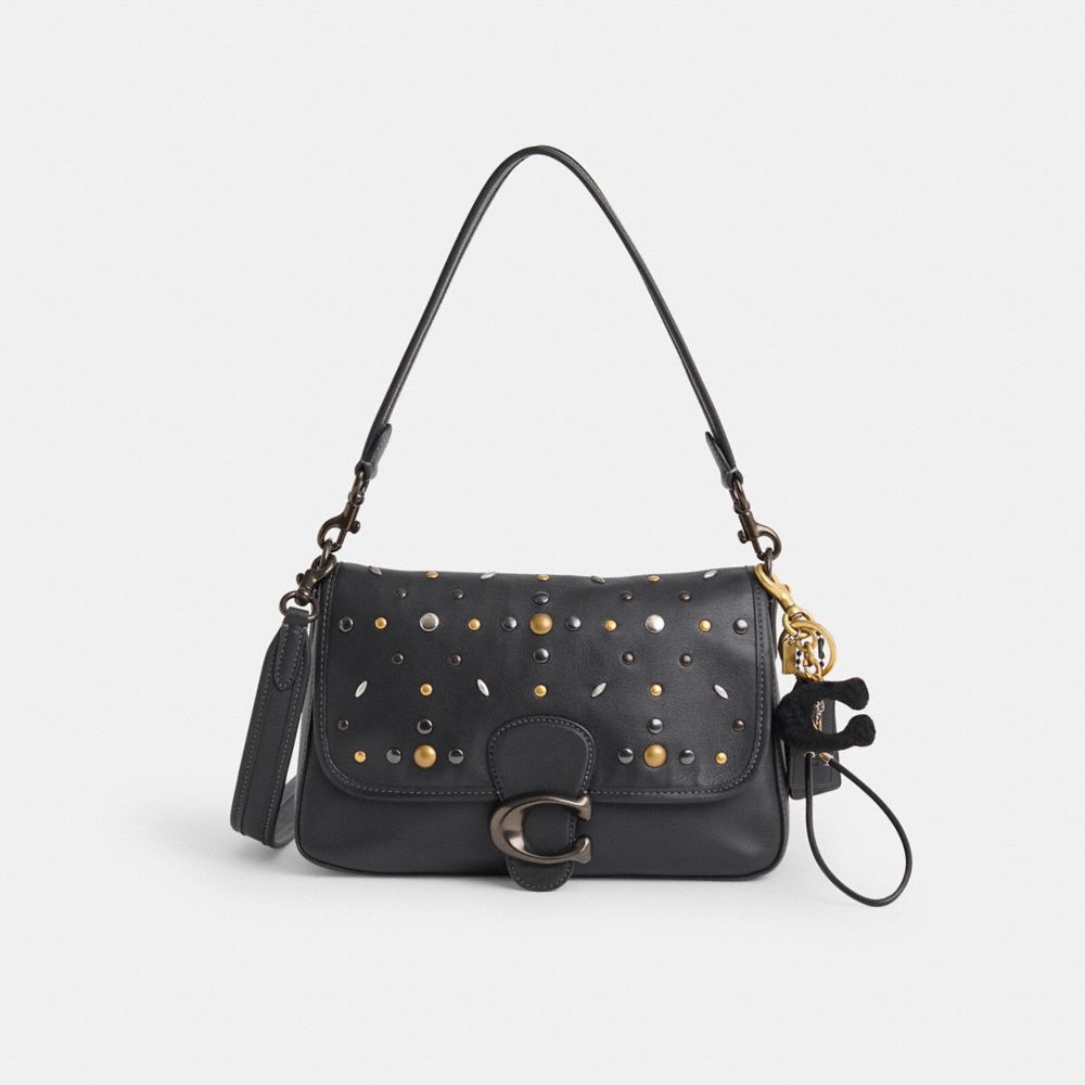 COACH®,Upcrafted Soft Tabby Shoulder Bag,,Front View