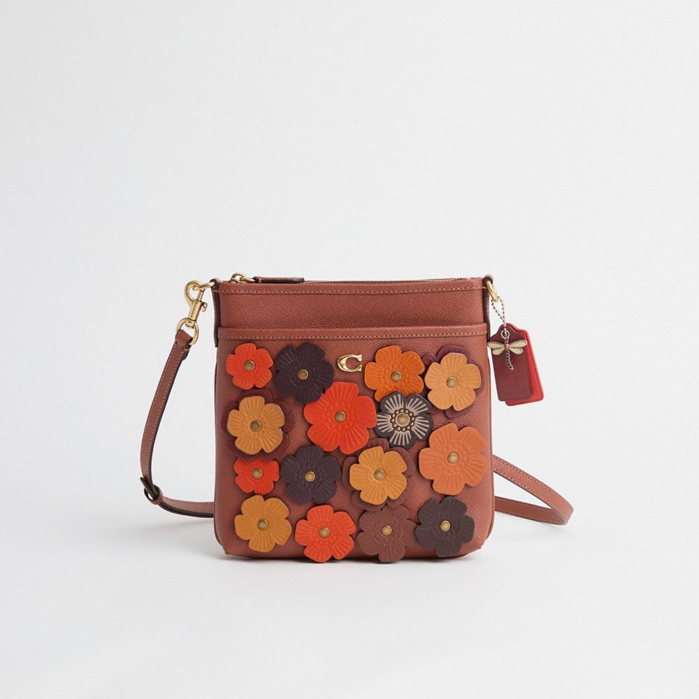 COACH®,Upcrafted Kitt Messenger Crossbody Bag,,Front View