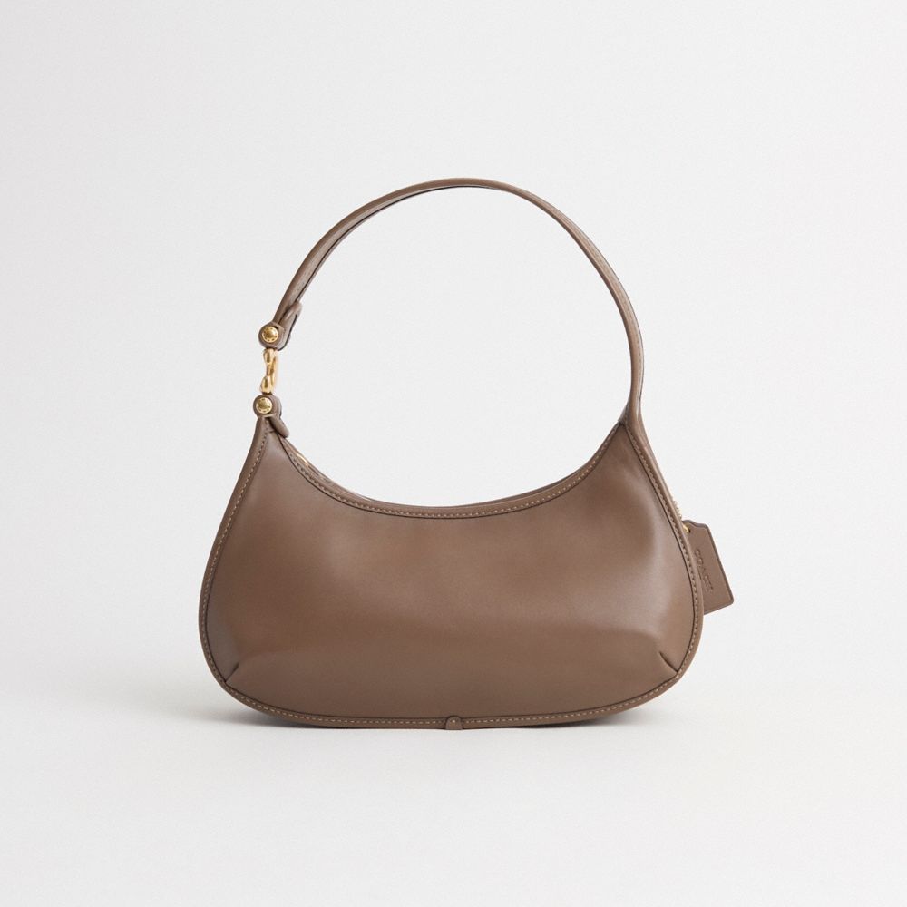 COACH®,Restored Eve Shoulder Bag,Brown,Front View
