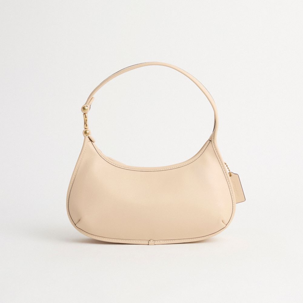 COACH®,Restored Eve Shoulder Bag,Cream,Front View