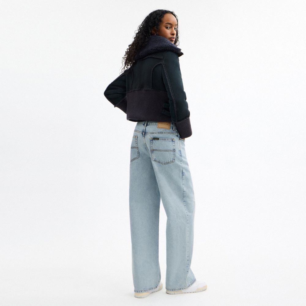 COACH®,Skater Jeans In Organic Cotton,,Scale View