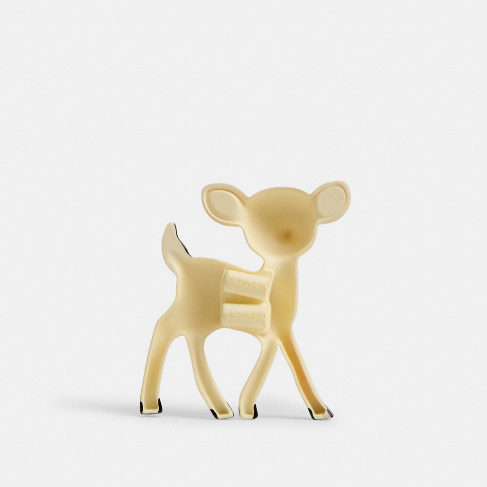 COACH®,Deer Shoe Charm,,Back View