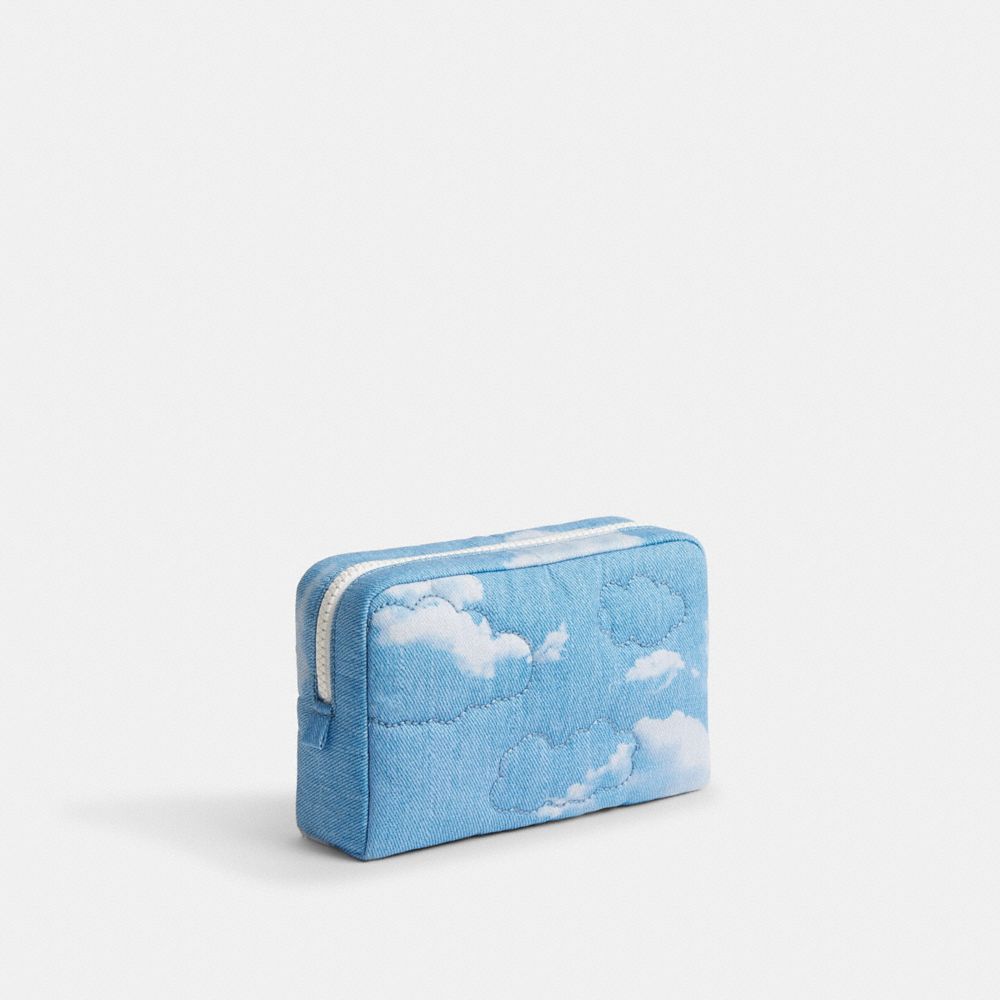 COACH®,Coachtopia Loop Pouch With Cloud Print,,Angle View