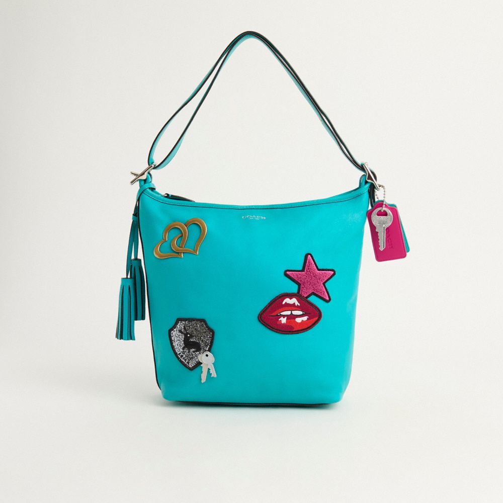 COACH®,Upcrafted Legacy Leather Duffle,,Front View