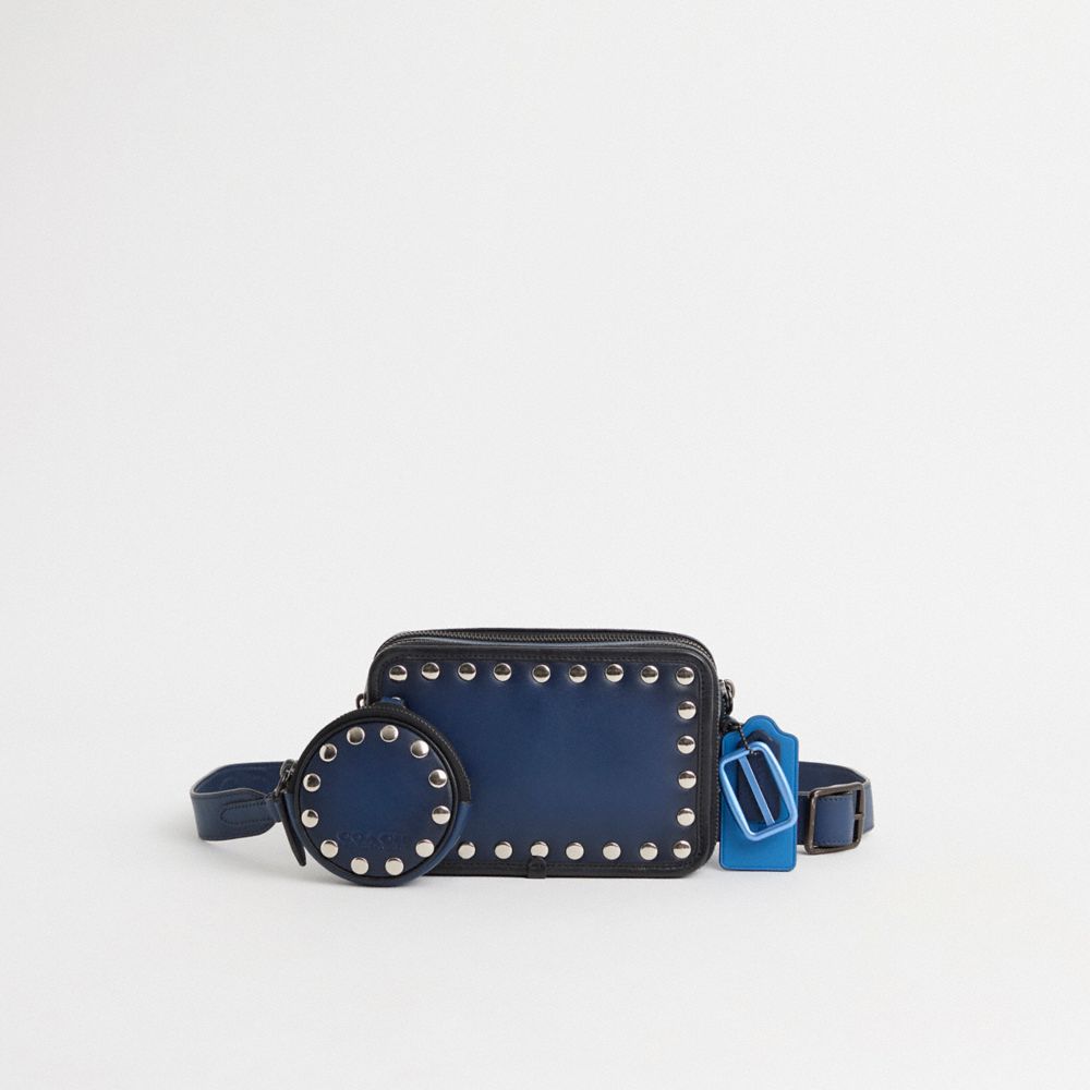 COACH®,Upcrafted Charter Crossbody With Hybrid Pouch,,Front View