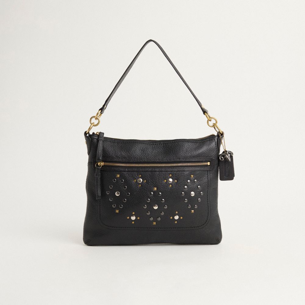 COACH®,Upcrafted Perri Hippie Bag,,Front View