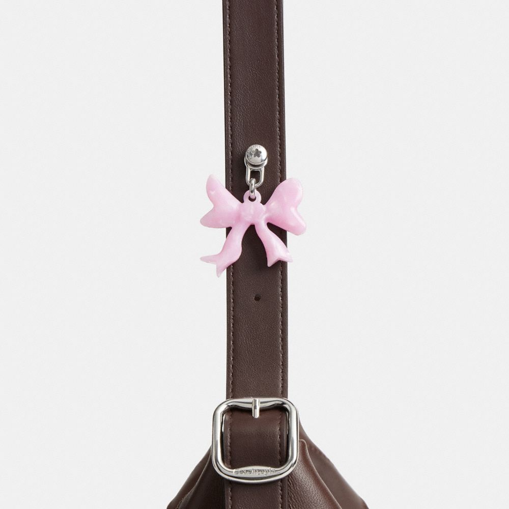 COACH®,Bow Bag Charm,,Angle View