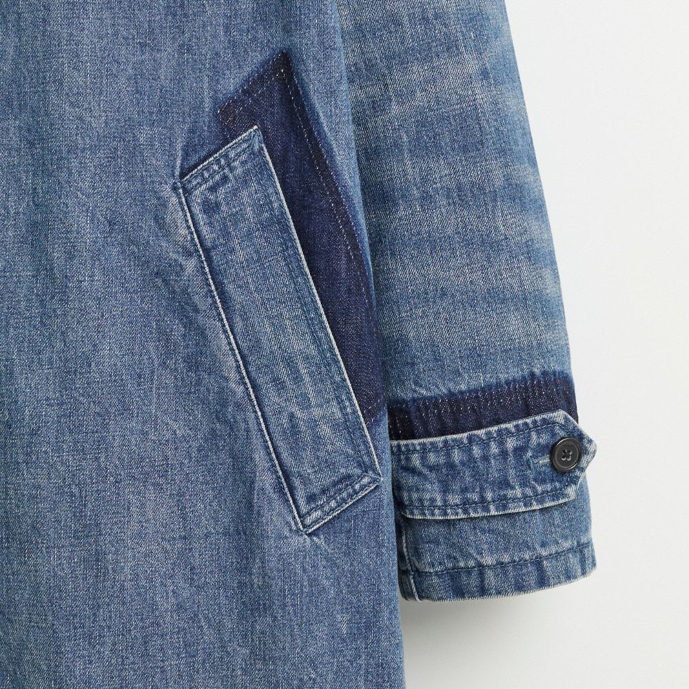 COACH®,Restored Denim Coat,,Scale View