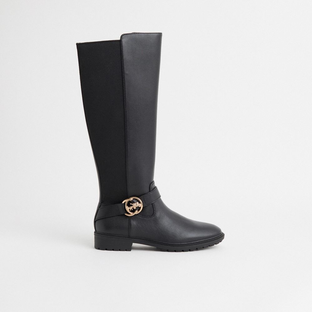 COACH®,Restored Farrah Boot,,Front View