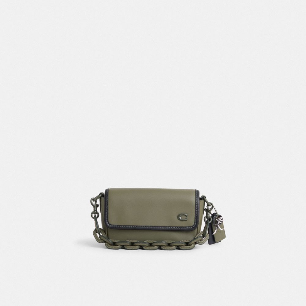 COACH®,Upcrafted Charter Flap Crossbody 18,,Front View