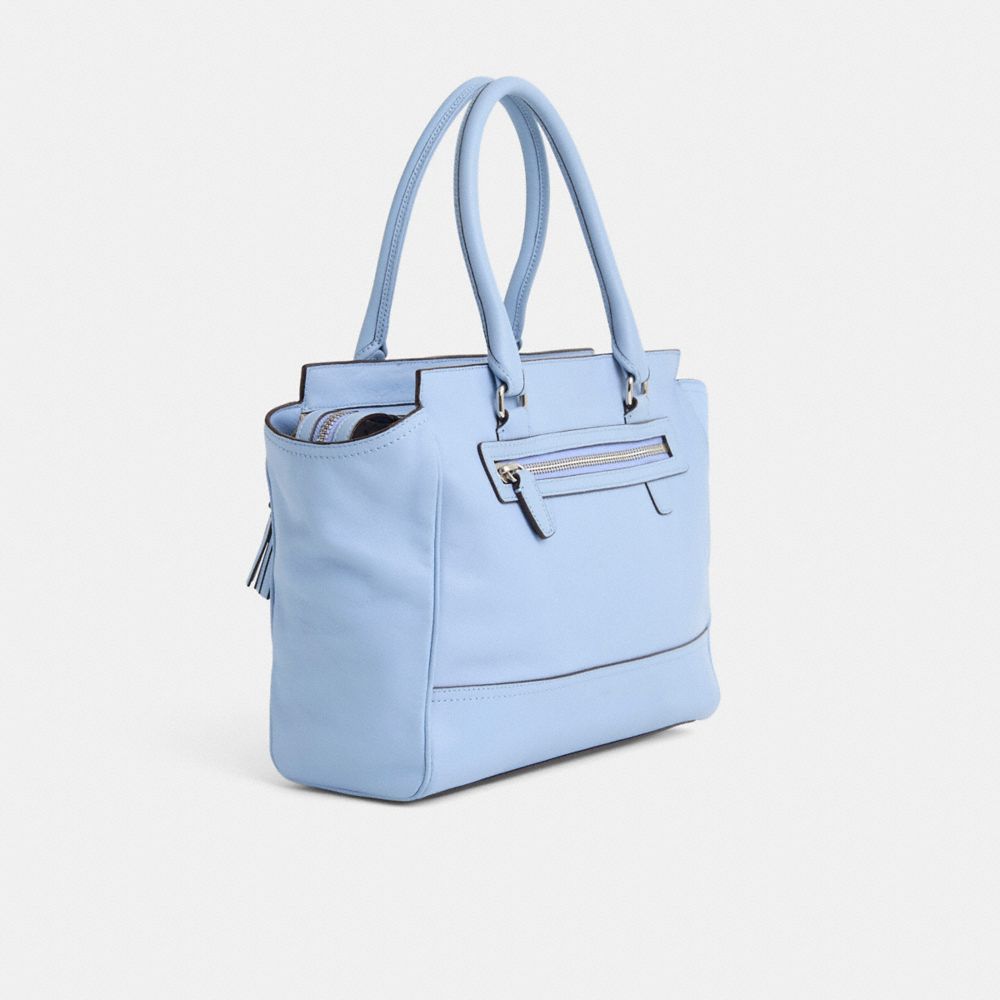 COACH®,Upcrafted Legacy Medium Candace Carryall In Leather,,Angle View