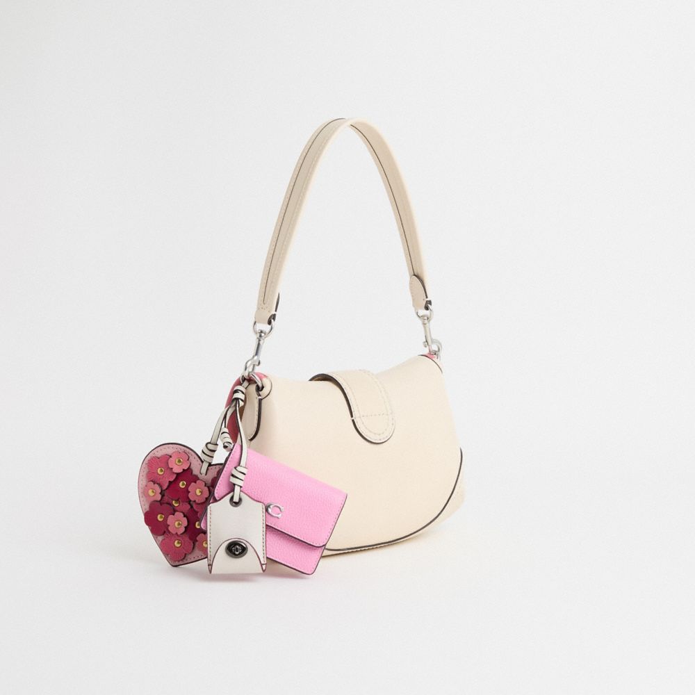 COACH®,Upcrafted Soho Flap Bag In Regenerative Leather,,Angle View