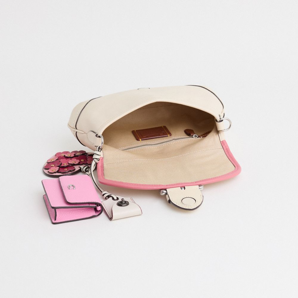 COACH®,Upcrafted Soho Flap Bag In Regenerative Leather,,Inside View,Top View