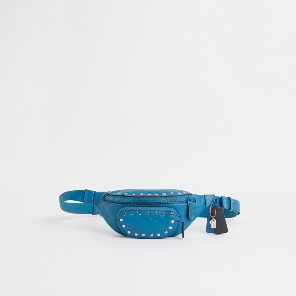 COACH®,Upcrafted Sprint Belt Bag 24 In Signature Leather,,Front View