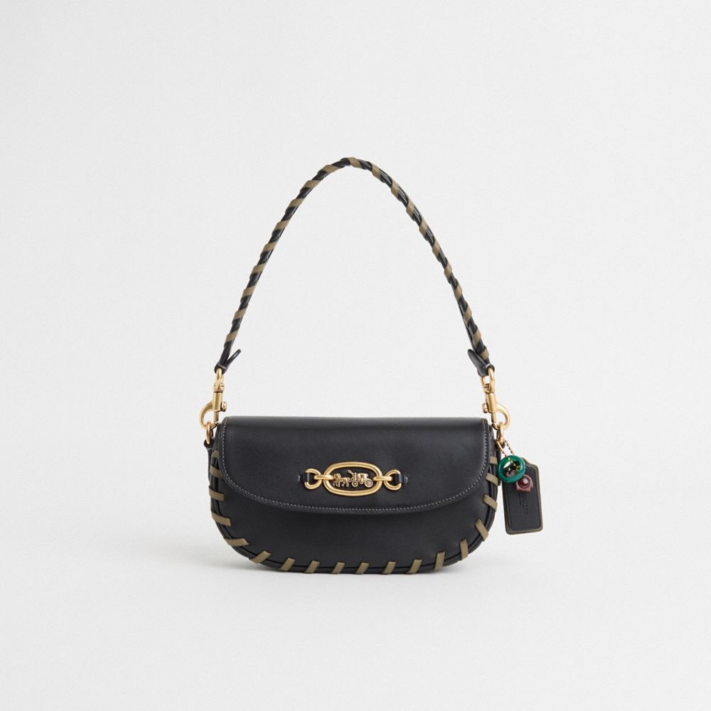 COACH®,Upcrafted Harley Shoulder Bag 23,,Front View