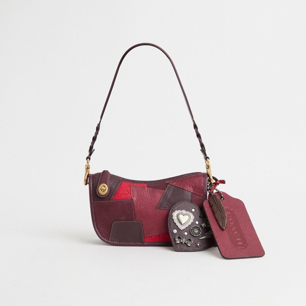 COACH®,Upcrafted Swinger Bag With Chain,,Front View