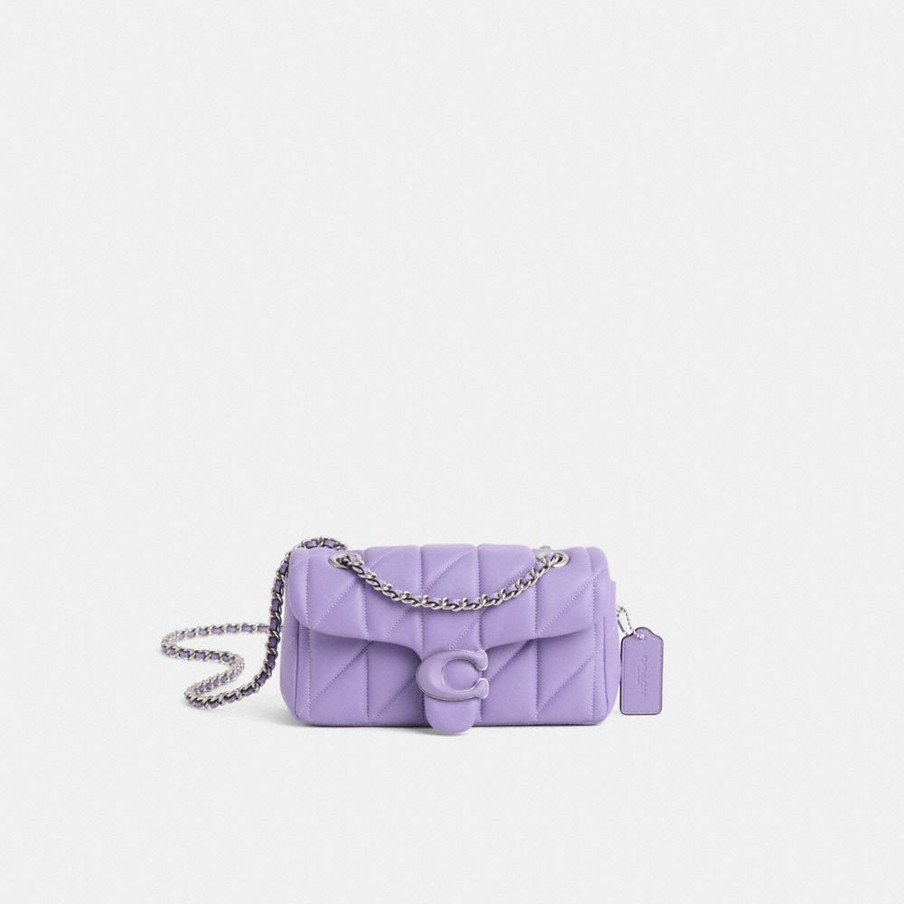 COACH®,Restored Tabby Shoulder Bag 20 With Quilting,Shoulder Bag,Embossed,Chain Detail,Logo,Metal,Color Metal,Day Party,,Front View