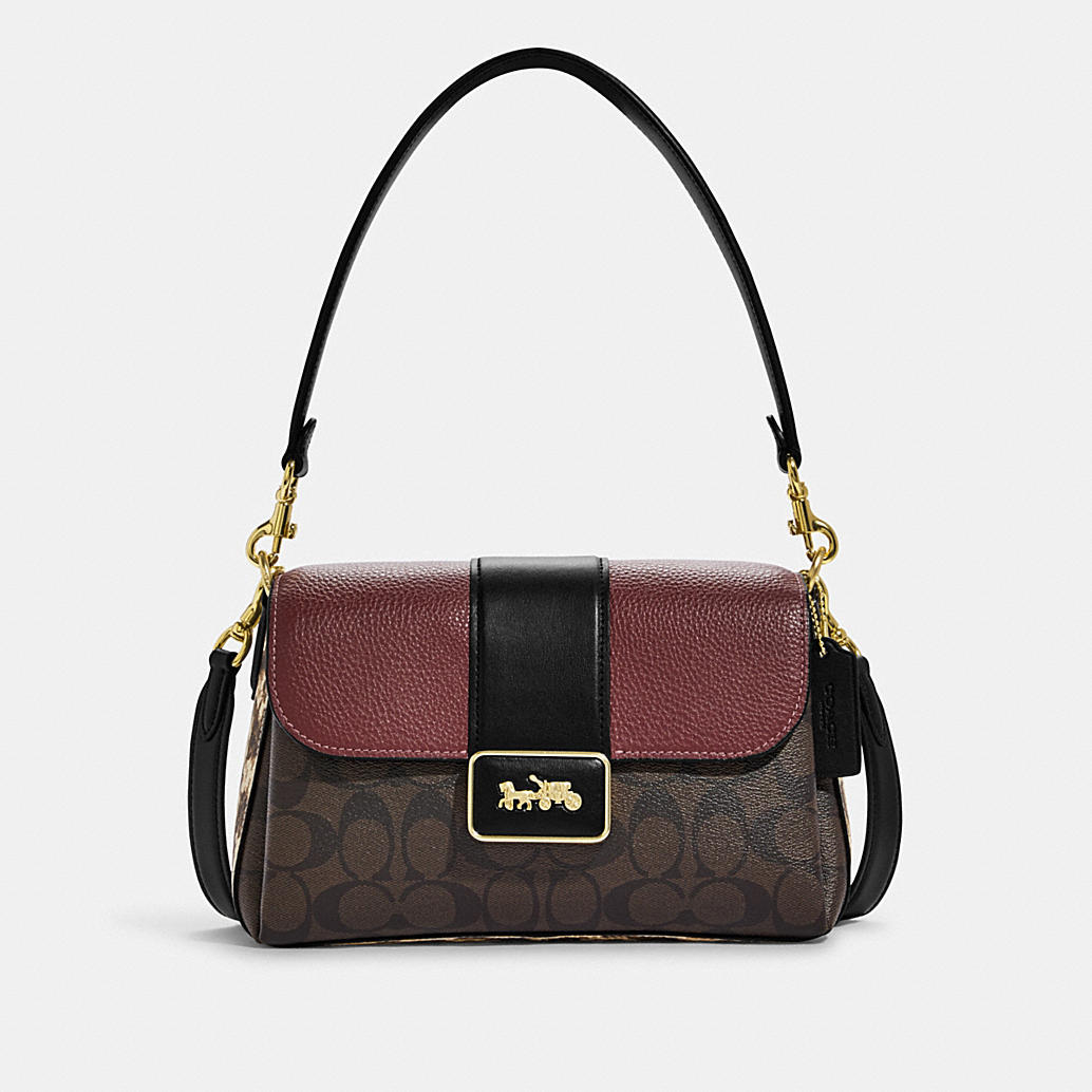 COACH: Grace Shoulder Bag In Signature Canvas COACH: Grace Shoulder Bag In Signature Canvas
