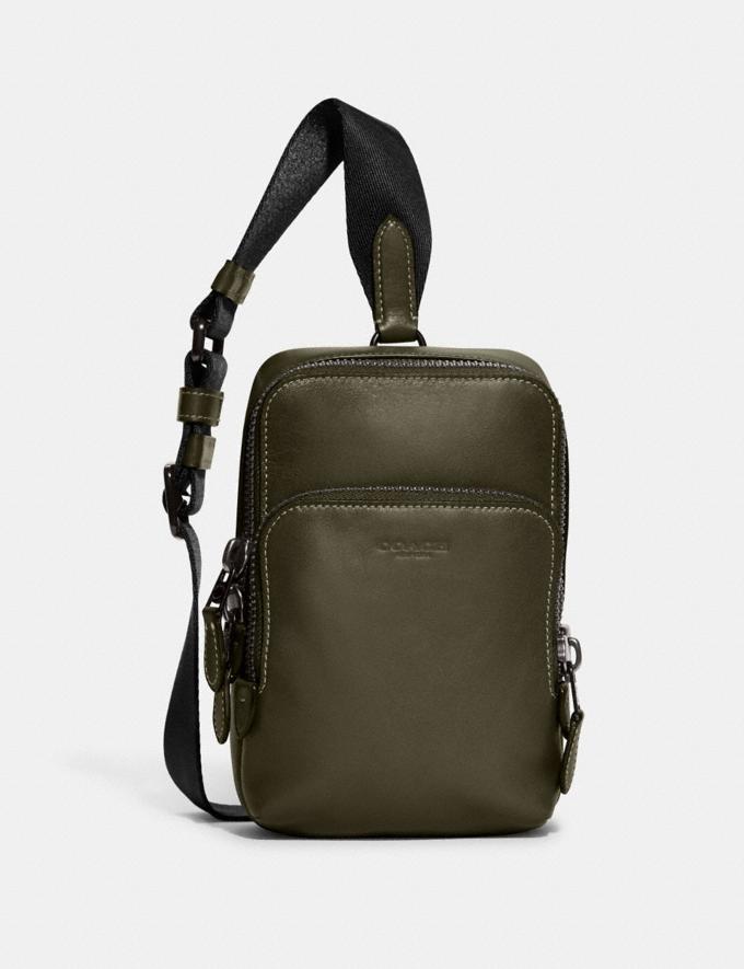 Coach Gotham Sling Pack 13 Army Green DEFAULT_CATEGORY  