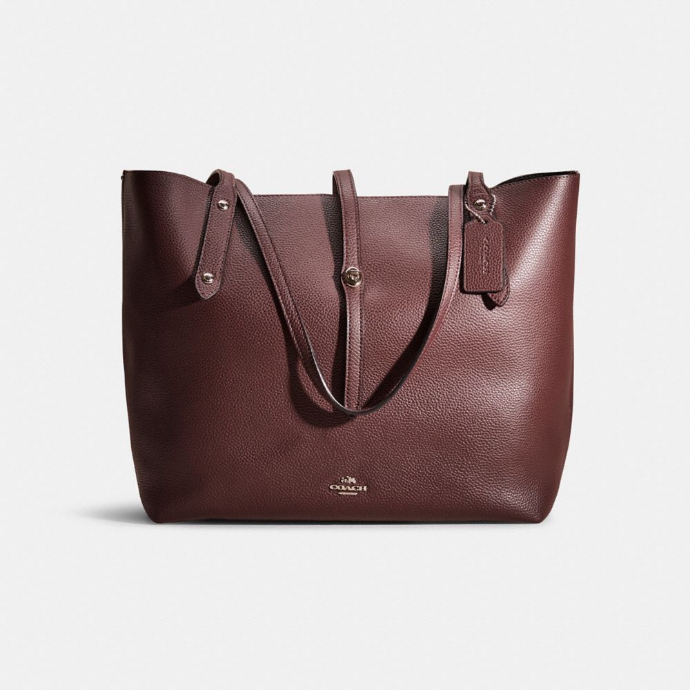 COACH®,RESTORED MARKET TOTE,Glovetanned Leather,Large,,Front View