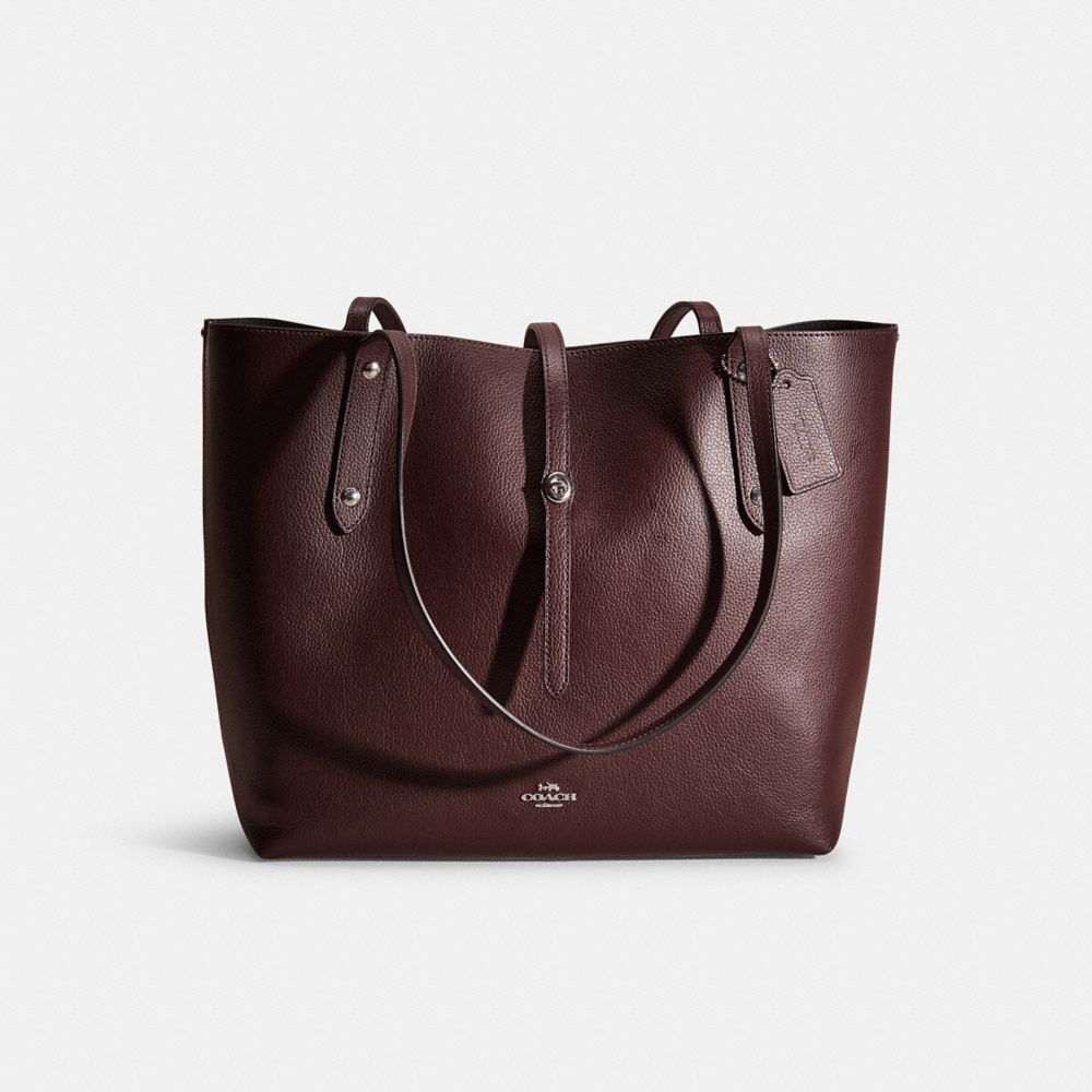 COACH®,RESTORED MARKET TOTE,Glovetanned Leather,Large,,Front View