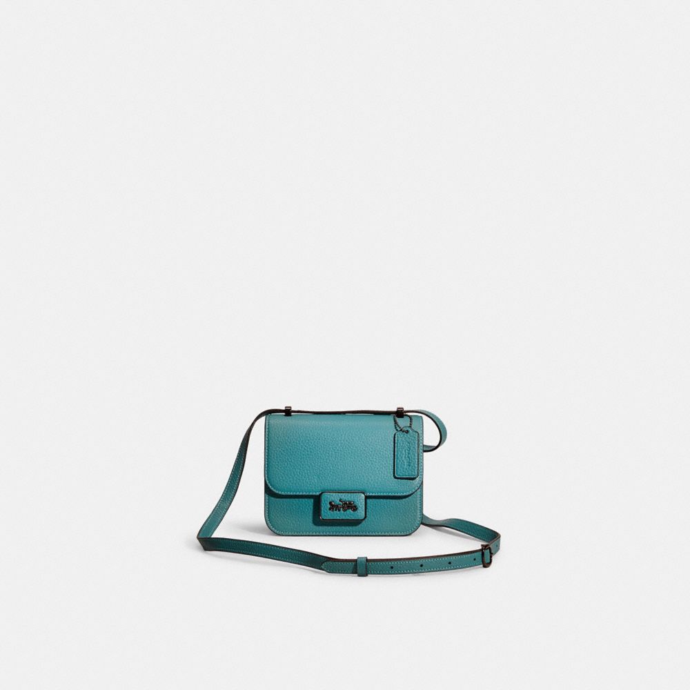 COACH®,RESTORED ALIE SHOULDER BAG 18,Pebble Leather,Small,,Front View