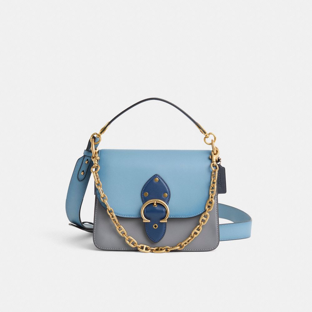 COACH®,Restored Metropolitan Tote With Camo Print Detail,,Front View