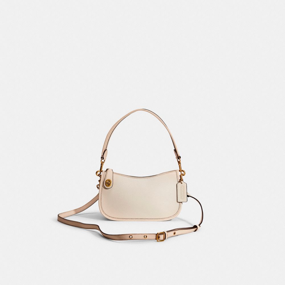 COACH®,RESTORED SWINGER BAG,Glovetanned Leather,Small,,Front View