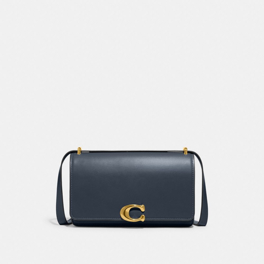 Coach Bandit Shoulder Bag In Brass/denim