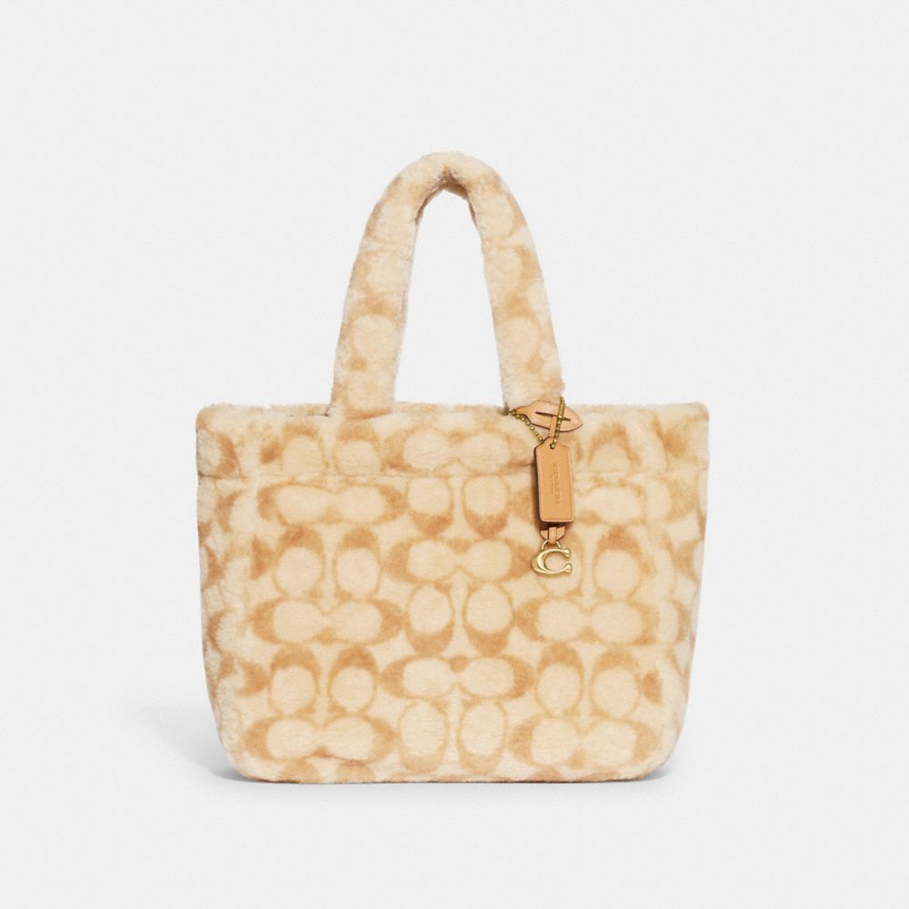 COACH Tote 28 In Signature Shearling