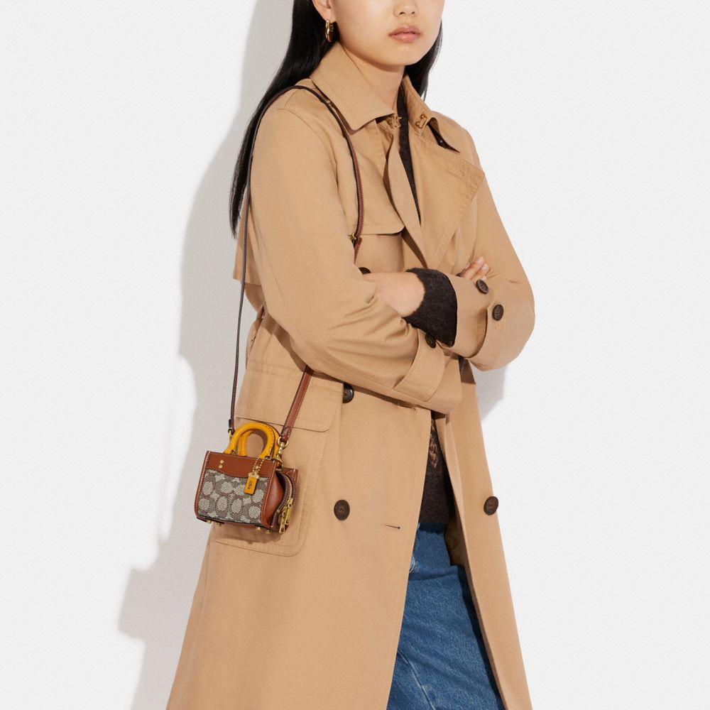 COACH Rogue 12 In Signature Textile Jacquard